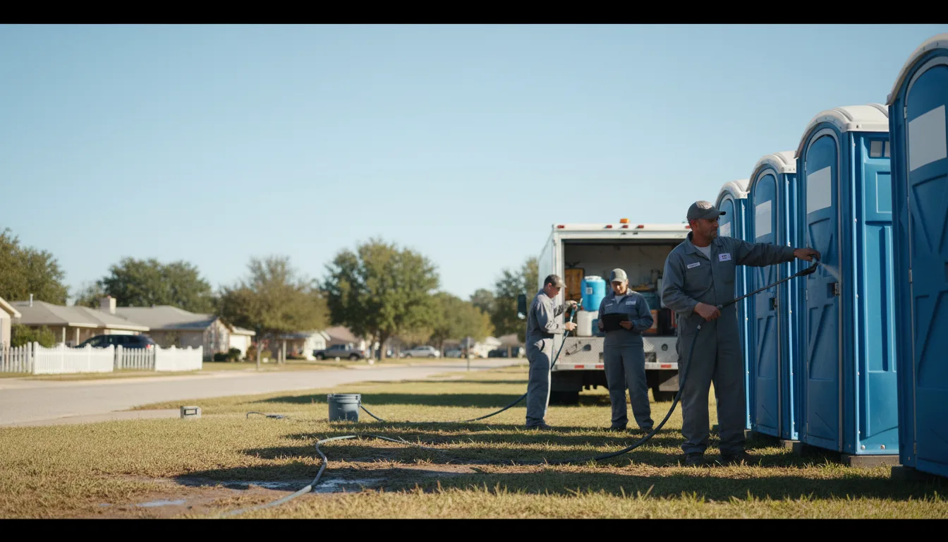 Long-Term Portable Toilet Rental in Evington, VA near me